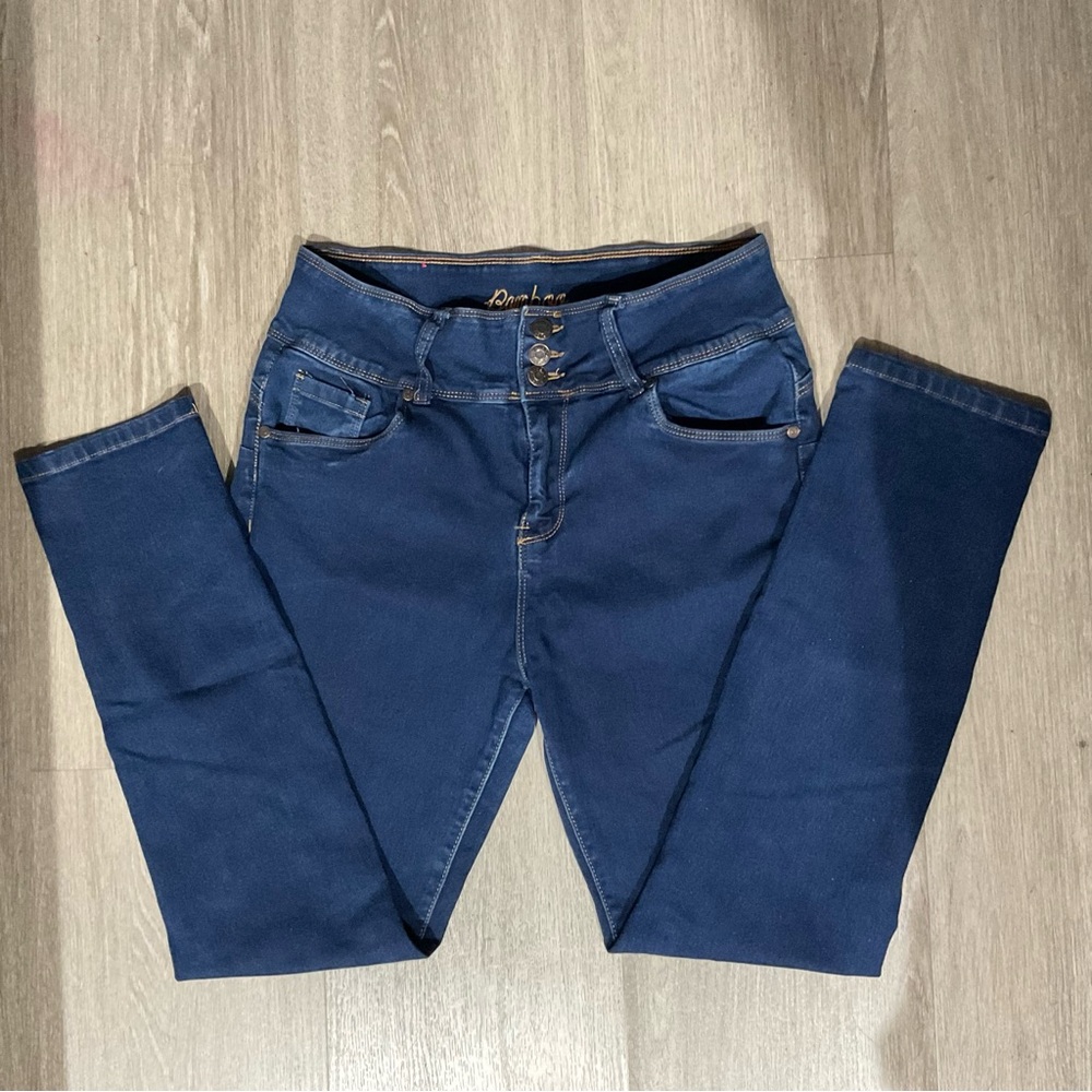 Bamboo High Waisted Skinny Jeans